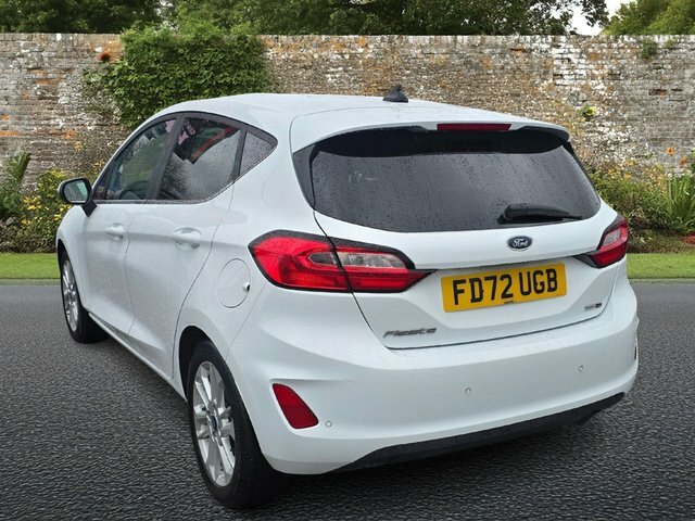 Ford Fiesta 1.0T Ecoboost Mhev Titanium Hatchback H FD72UGB White #4