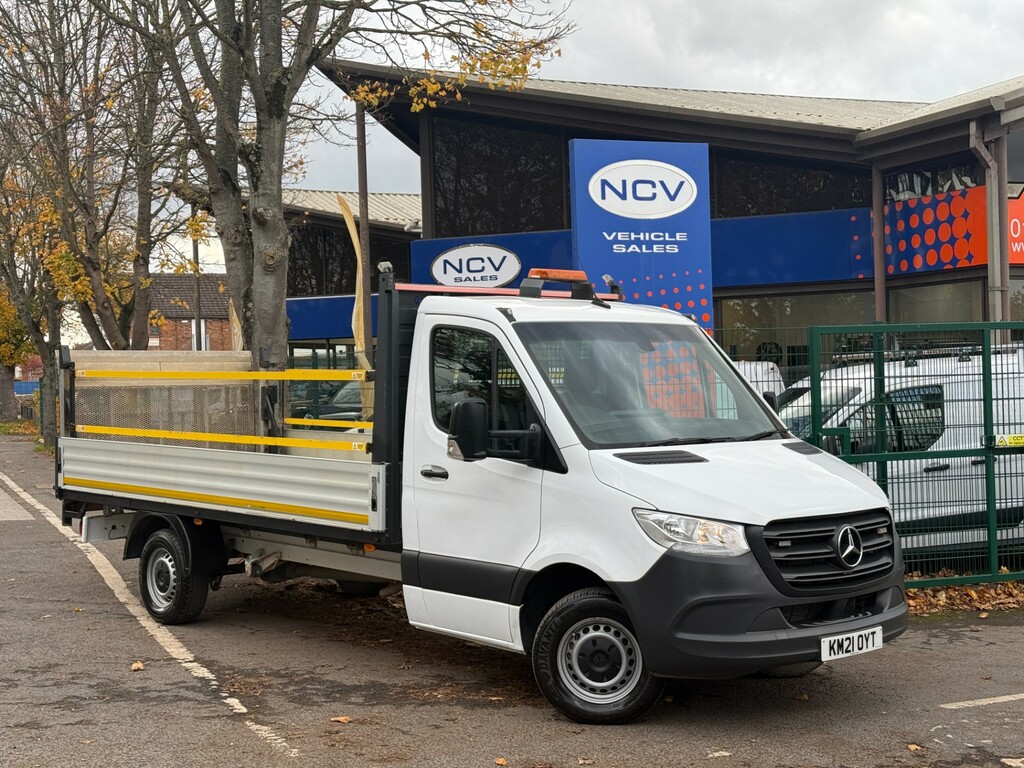 Mercedes-Benz Sprinter 315 Cdi Progressive Dropside Lwb Tail Lift White