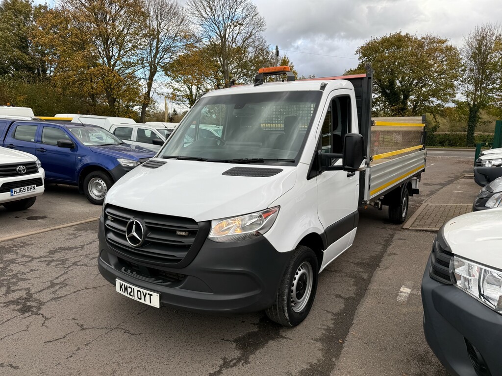 Mercedes-Benz Sprinter 315 Cdi Progressive Dropside Lwb Tail Lift KM21OYT White #3