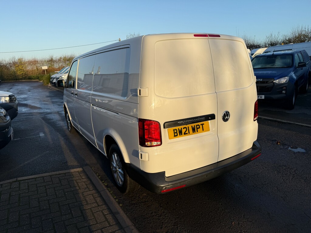 Volkswagen Transporter T32 Tdi Lwb Startline Vw T6.1 150 BW21WPT White #4