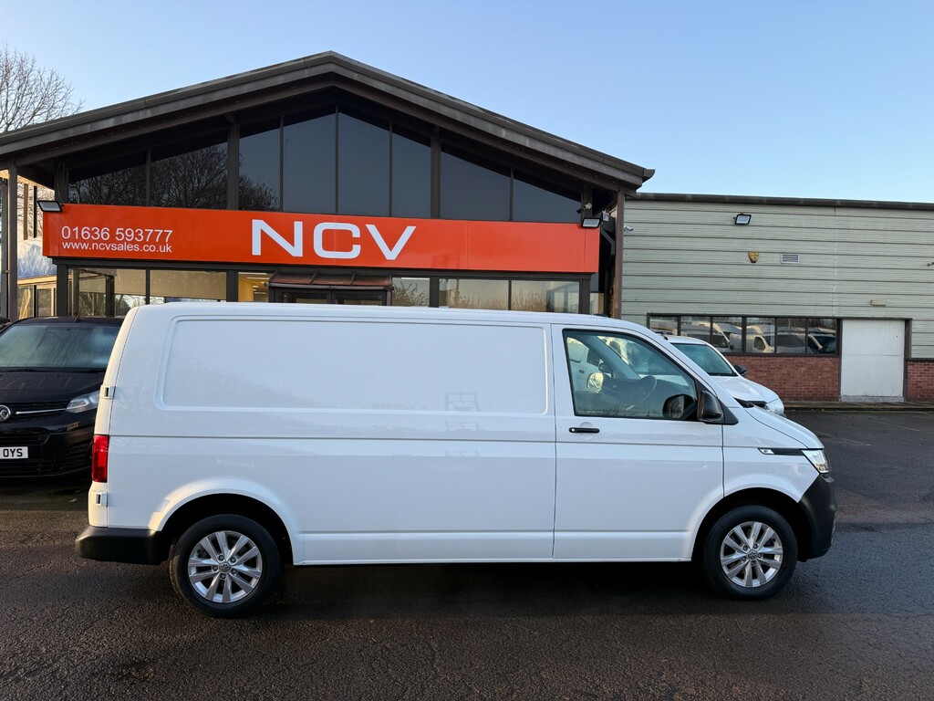 Volkswagen Transporter T32 Tdi Lwb Startline Vw T6.1 150 BW21WPT White #2
