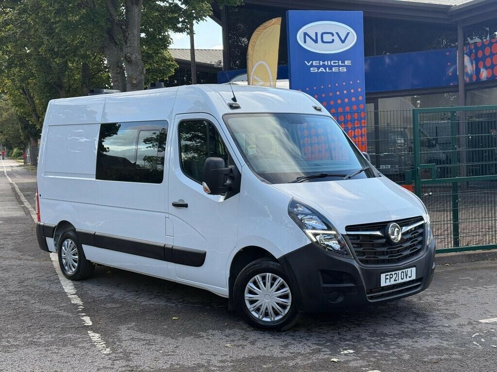 Vauxhall Movano L2h2 F3500 Welfare Mess Van Rear Toilet White