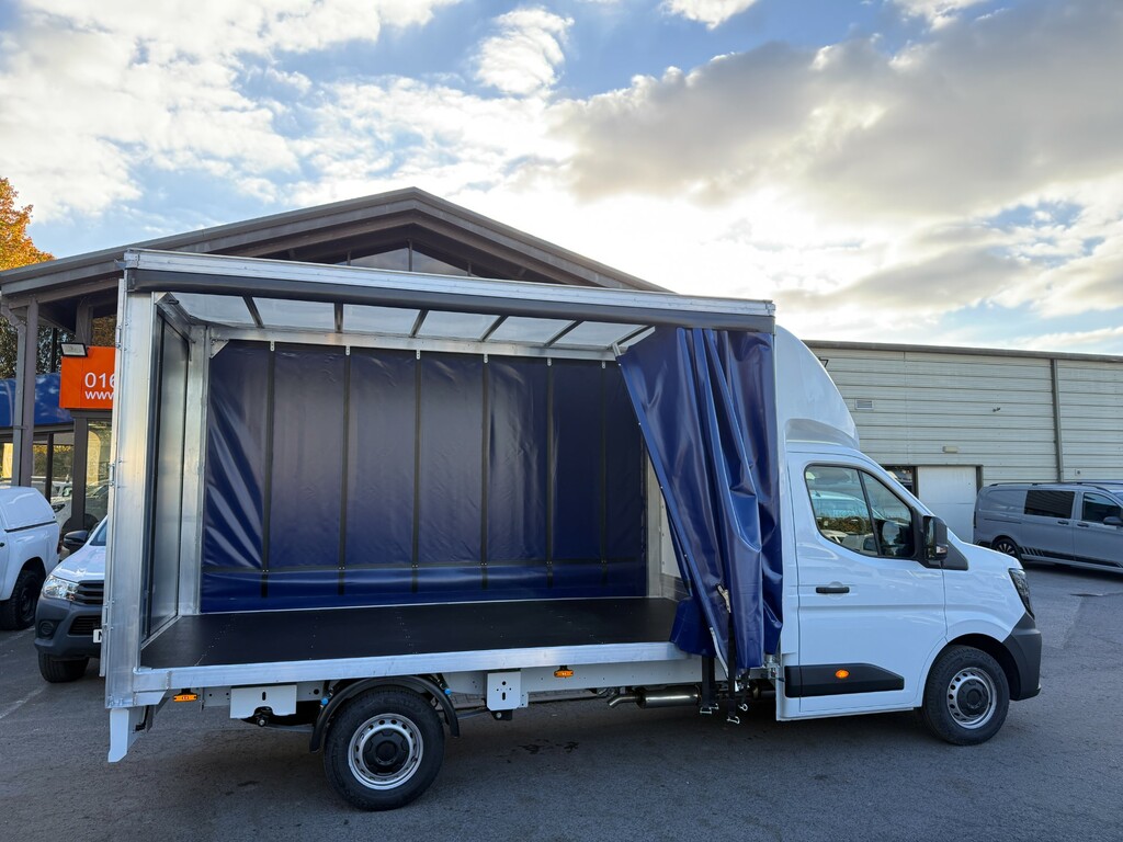 Renault Master 2.0 Dci Ll35 Advance L3 Lwb Curtain Side 150Bhp Ac RK26FFF White #2