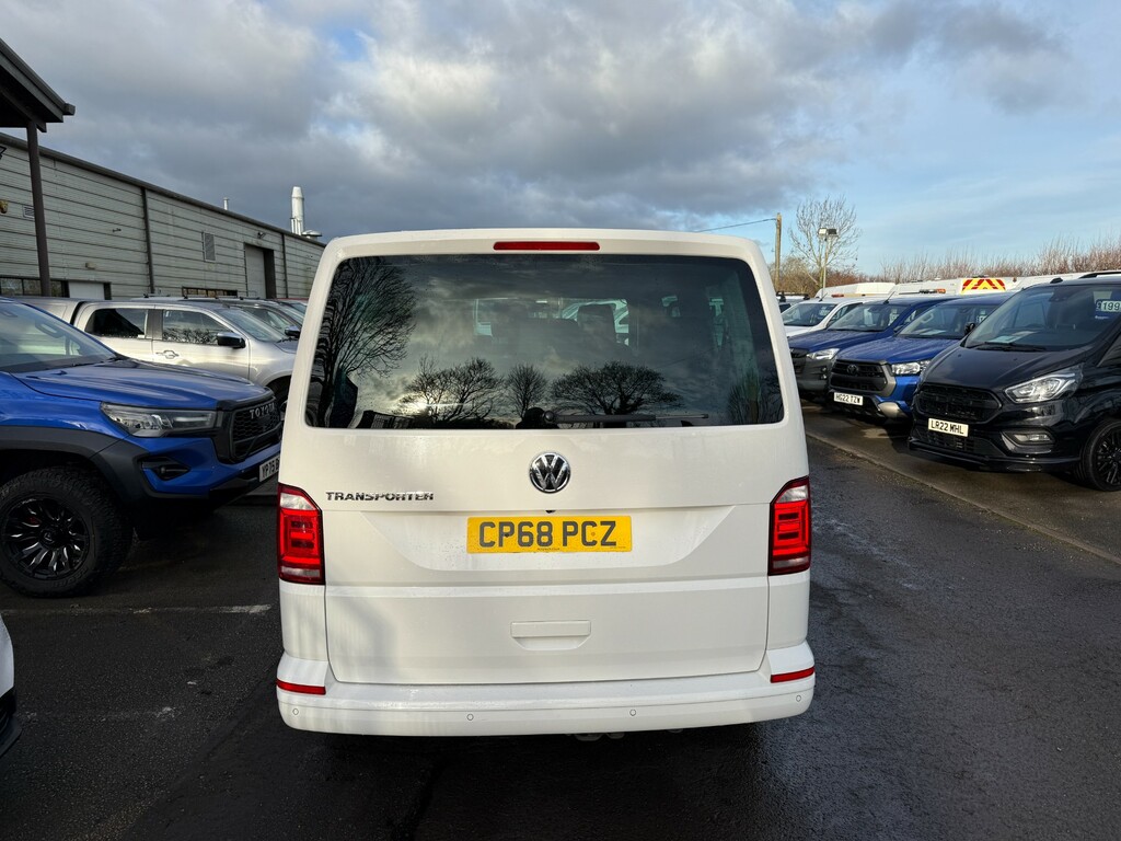 Volkswagen Transporter Shuttle T32 Tdi Shuttle Se Bmt Taxi 8 Seat No Vat White #4