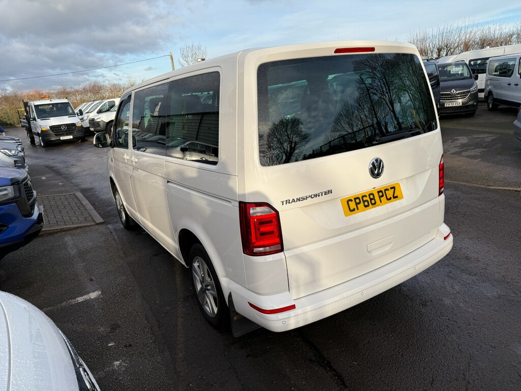 Volkswagen Transporter Shuttle T32 Tdi Shuttle Se Bmt Taxi 8 Seat No Vat White #5