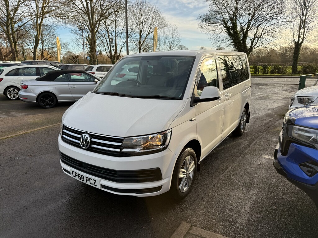 Volkswagen Transporter Shuttle T32 Tdi Shuttle Se Bmt Taxi 8 Seat No Vat White #6