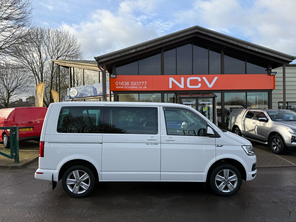 Volkswagen Transporter Shuttle T32 Tdi Shuttle Se Bmt Taxi 8 Seat No Vat White #2