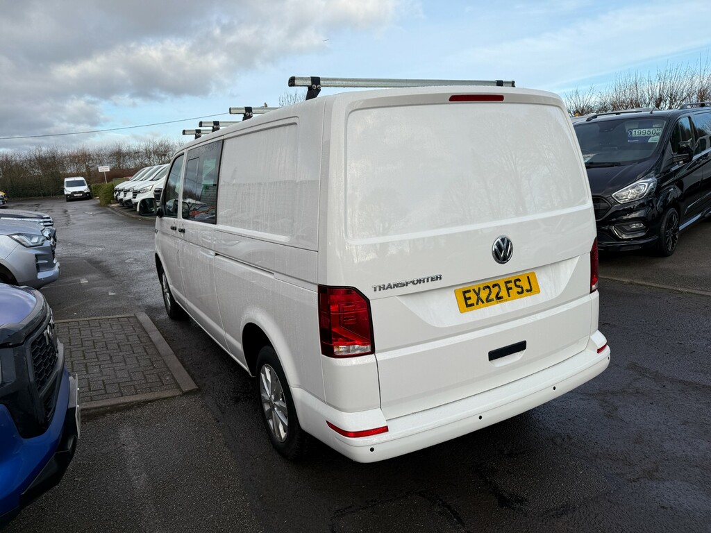 Volkswagen Transporter T32 Tdi Kombi Crew Van Lwb Vw EX22FSJ White #5