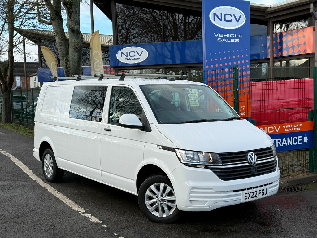 Volkswagen Transporter T32 Tdi Kombi Crew Van Lwb Vw White