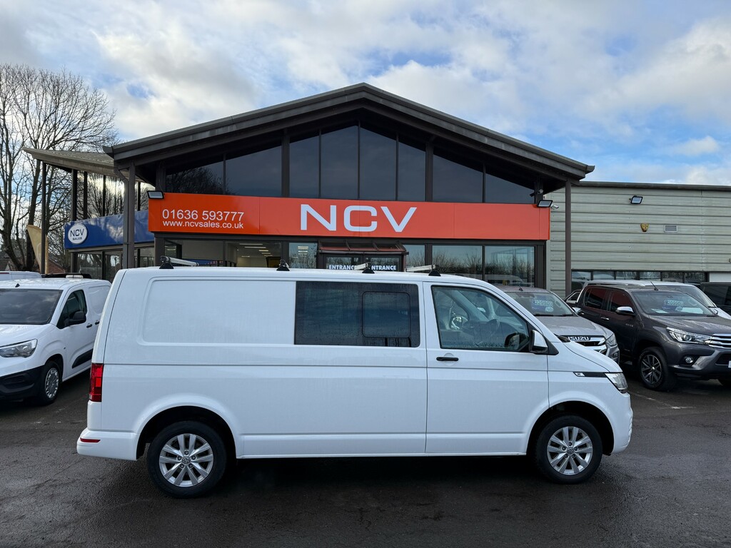Volkswagen Transporter T32 Tdi Kombi Crew Van Lwb Vw EX22FSJ White #2