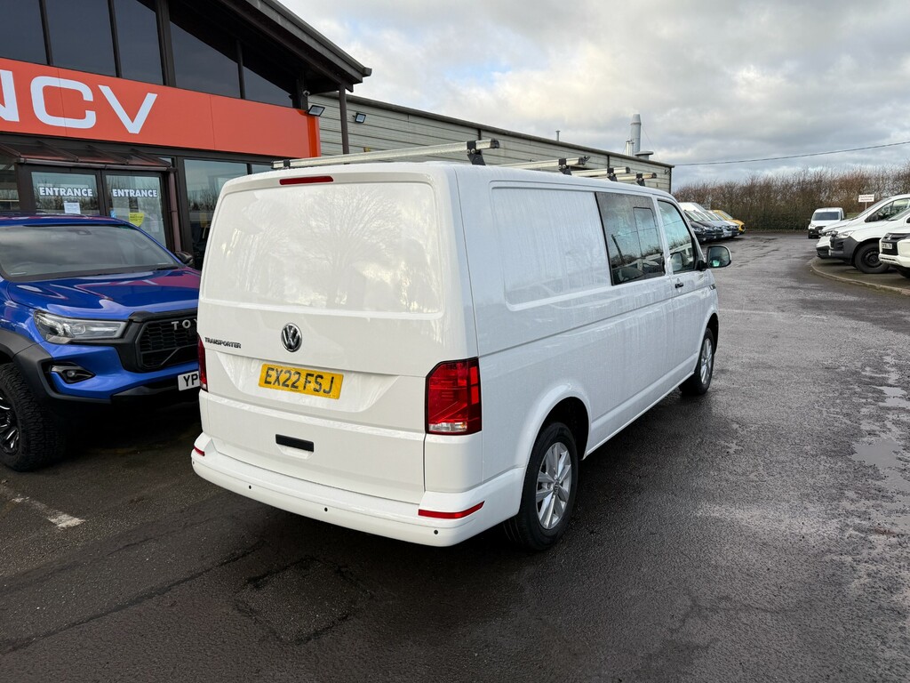 Volkswagen Transporter T32 Tdi Kombi Crew Van Lwb Vw EX22FSJ White #3
