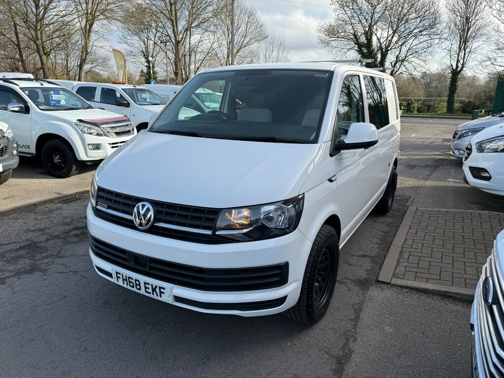 Volkswagen Transporter T32 Tdi 4Motion Bmt Vw T6 No Vat Half Camper FH68EKF White #4