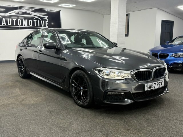BMW 5 Series 2017 2.0 520D M Sport Saloon Xdriv SA67RZX Grey #4