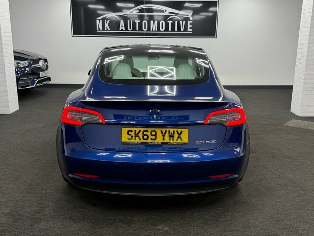 Tesla Model 3 2019 Dual Motor Performance Saloon SK69YWX Blue #5