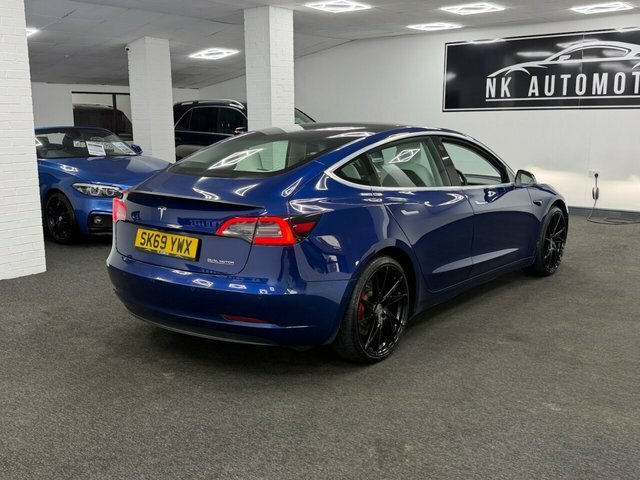 Tesla Model 3 2019 Dual Motor Performance Saloon SK69YWX Blue #4