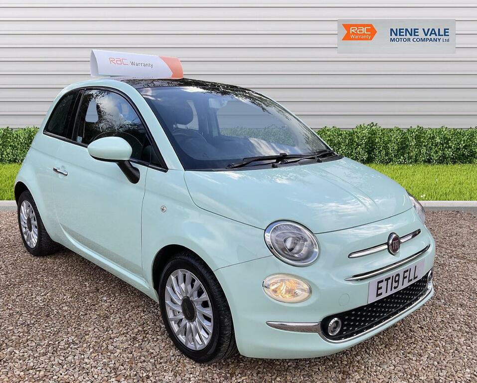 Fiat 500 Hatchback 1.2 Lounge Euro 6 Ss 201919 Green