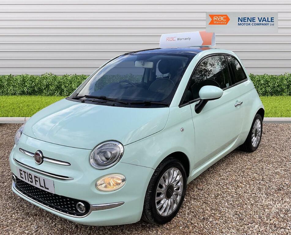 Fiat 500 Hatchback 1.2 Lounge Euro 6 Ss 201919 ET19FLL Green #3