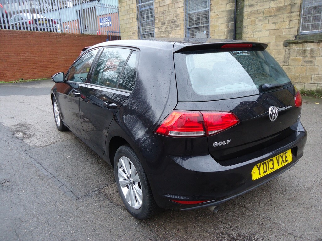 Volkswagen Golf Hatchback 1.6 Tdi Bluemotion Tech Se 2013 YD13VXE Black #4