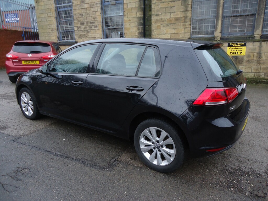 Volkswagen Golf Hatchback 1.6 Tdi Bluemotion Tech Se 2013 YD13VXE Black #5