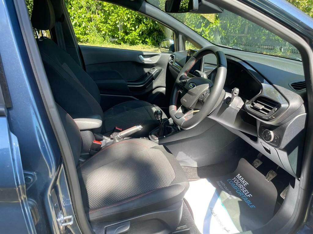 Ford Fiesta Hatchback 1.0T Ecoboost Mhev St-line Edition Euro LO70KWW Blue #5