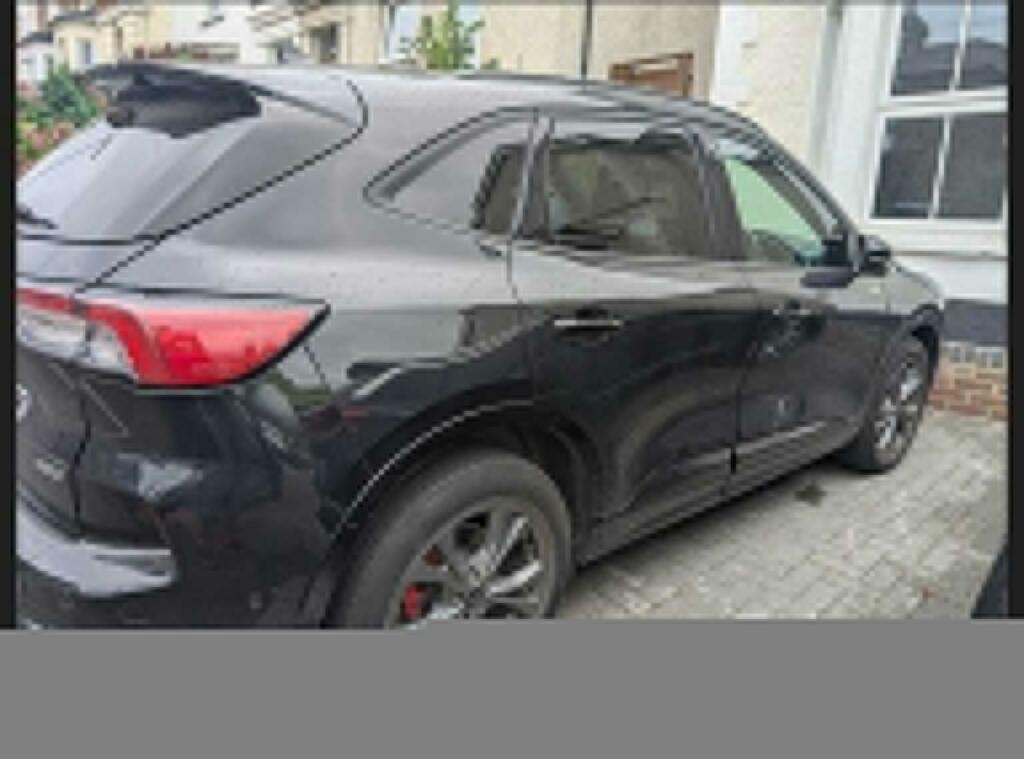 Ford Kuga Suv 2.5 Ecoboost Duratec 14.4Kwh St-line Cvt Euro LO72WXX Black #2