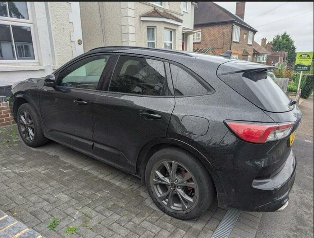 Ford Kuga Suv 2.5 Ecoboost Duratec 14.4Kwh St-line Cvt Euro LO72WXX Black #3