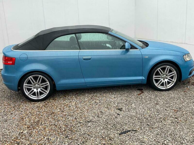 Audi A3 Cabriolet 2.0 Tdi S Line Blue #2