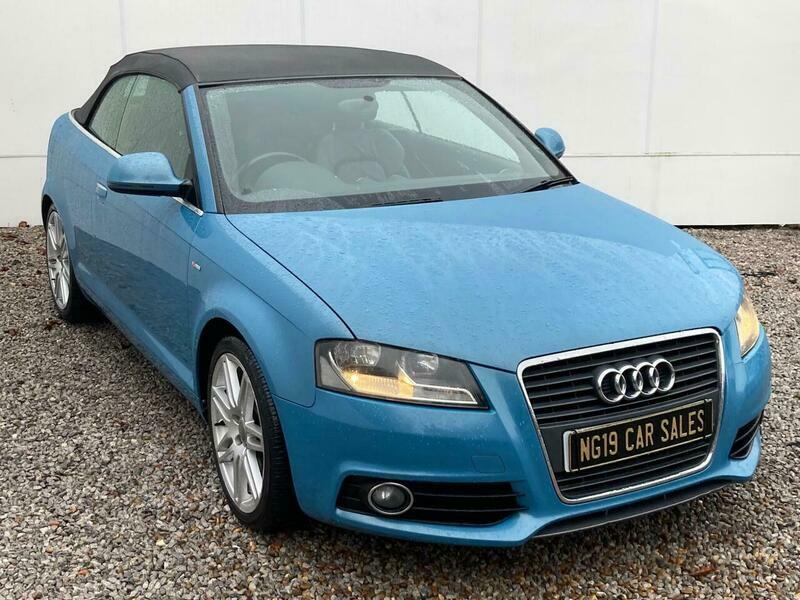 Audi A3 Cabriolet 2.0 Tdi S Line Blue #5
