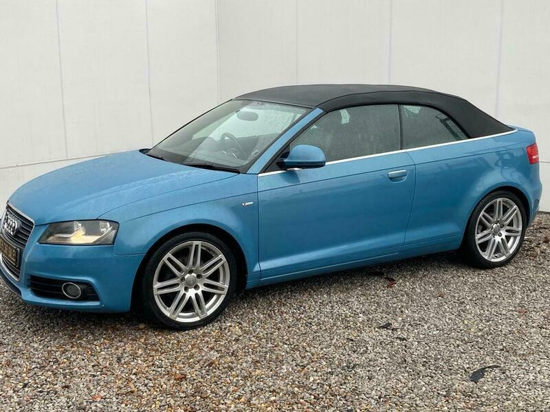Audi A3 Cabriolet 2.0 Tdi S Line Blue #4