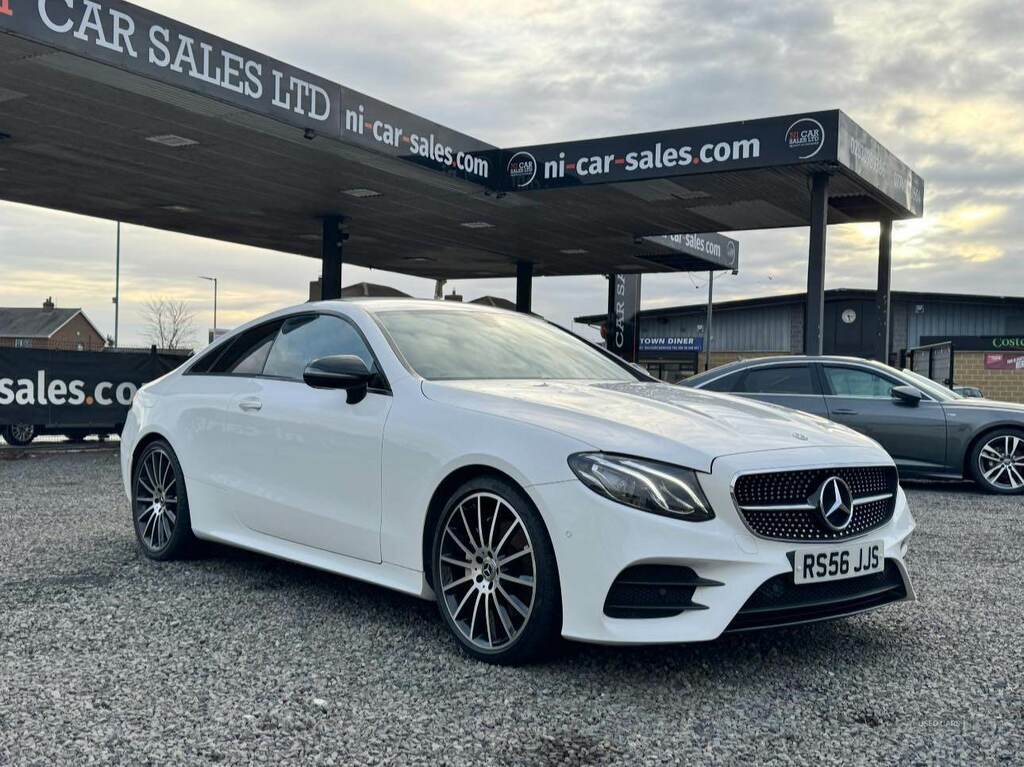 Mercedes-Benz E Class E220d Amg Line 9G-tronic RS56JJS White #3