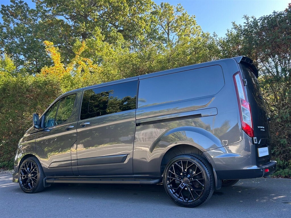 Ford Transit Custom 2.0 320 Ecoblue Limited Crew Van Double Cab Di WP72PXM Grey #4