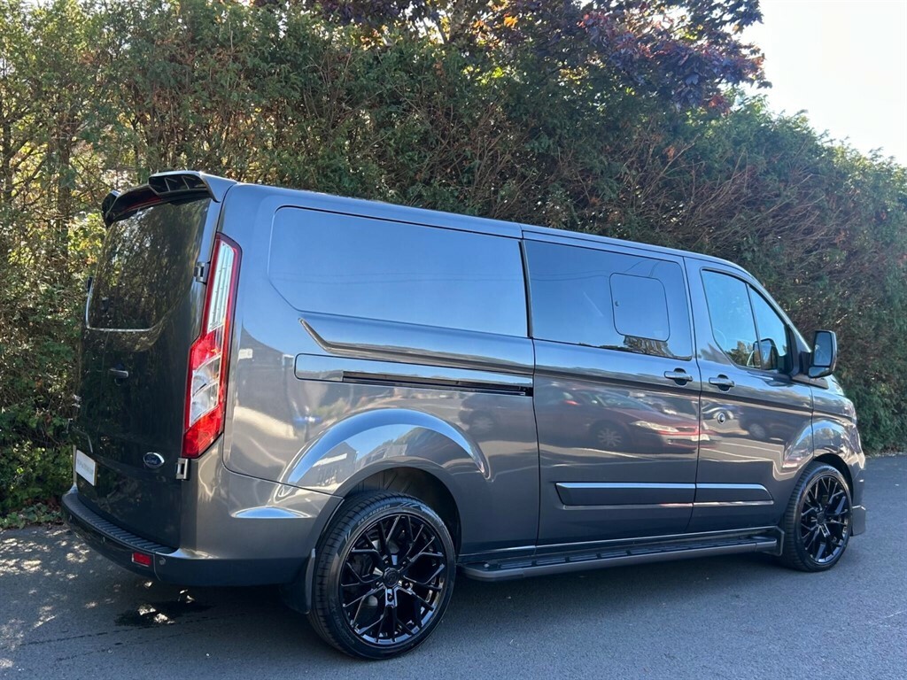 Ford Transit Custom 2.0 320 Ecoblue Limited Crew Van Double Cab Di WP72PXM Grey #6