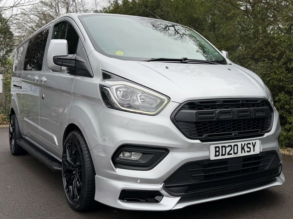 Ford Transit Custom 2.0 300 Ecoblue Limited Crew Van L2 H1 Euro 6 Ss Silver