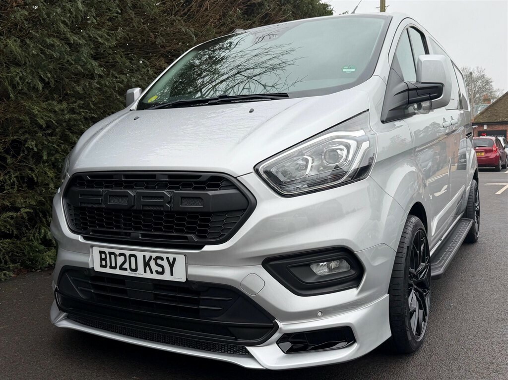 Ford Transit Custom 2.0 300 Ecoblue Limited Crew Van L2 H1 Euro 6 Ss BD20KSY Silver #3