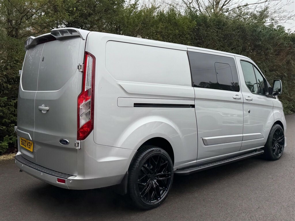 Ford Transit Custom 2.0 300 Ecoblue Limited Crew Van L2 H1 Euro 6 Ss BD20KSY Silver #5
