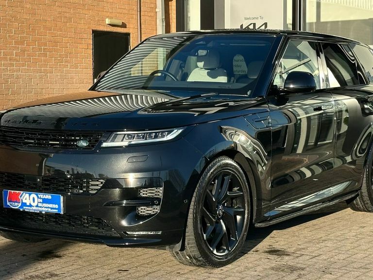Land Rover Range Rover Sport 3.0 P440e Dynamic Se DU72NMK Black #5