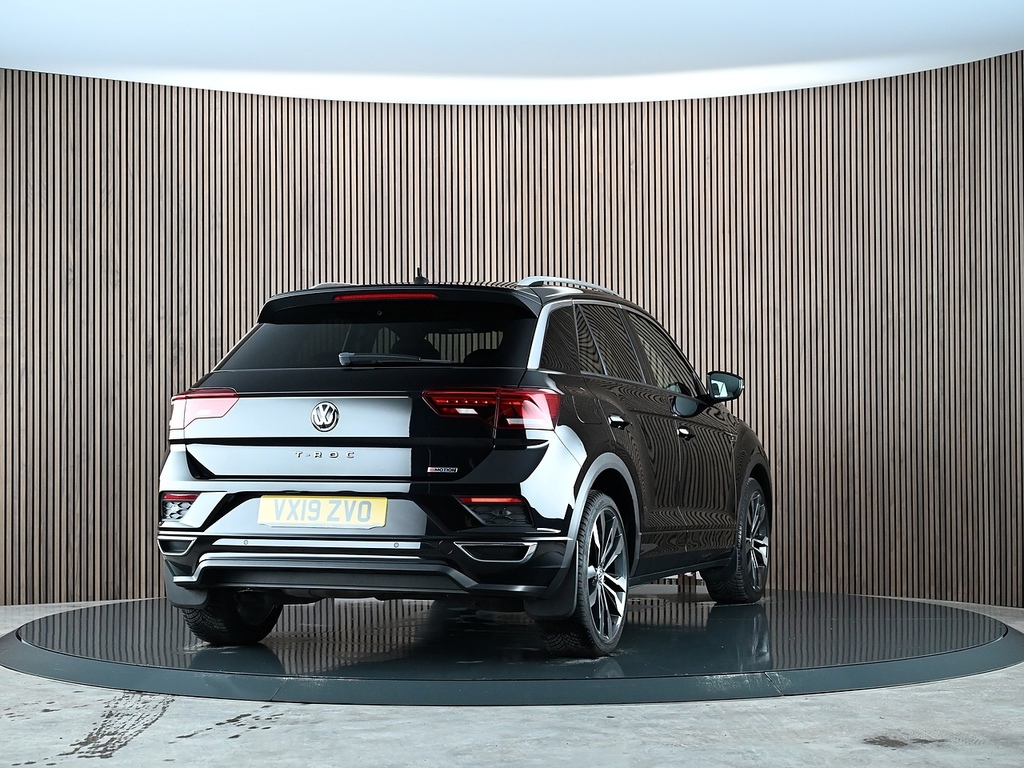 Volkswagen T-Roc 2.0 Tdi R-line Suv 4Motion Euro Black #4