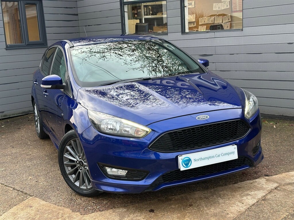 Ford Focus 1.5 Tdci St-line Euro 6 Ss EK67SYV Blue #5