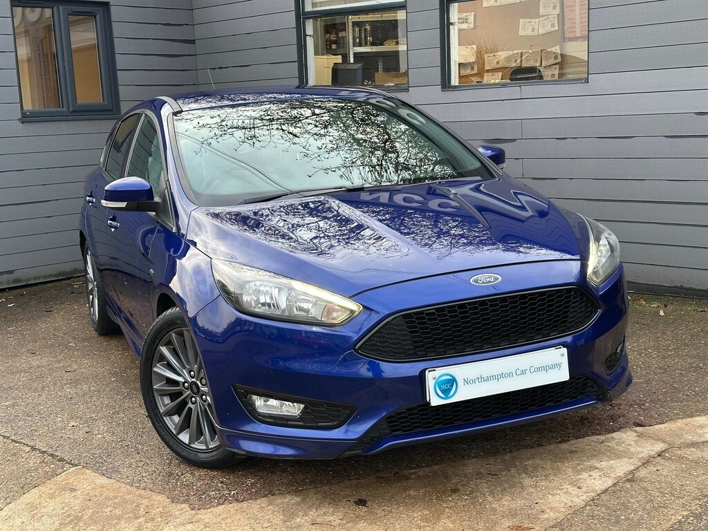 Ford Focus 1.5 Tdci St-line Euro 6 Ss EK67SYV Blue #4