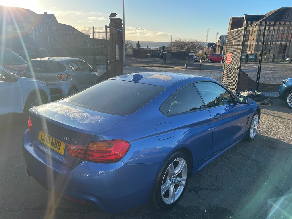 BMW 4 Series Gran Coupe 2.0L 420D M Sport Coupe LL15NBB Blue #4