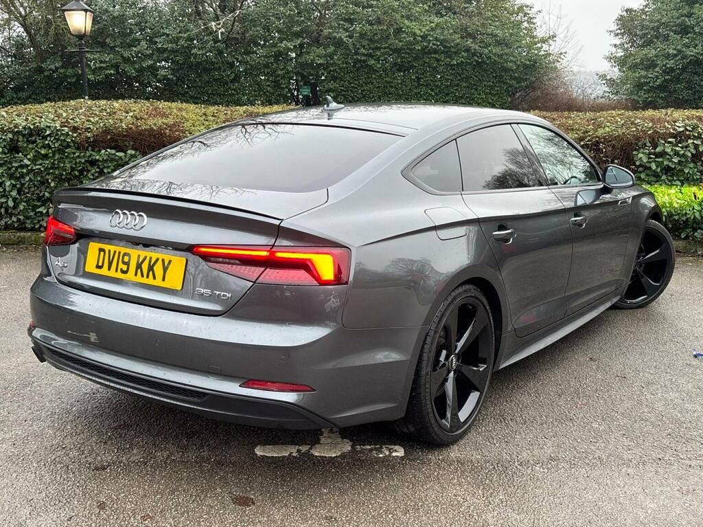 Audi A5 Hatchback 2.0 Tdi 35 Black Edition Sportback S Tro DV19KKY Grey #6
