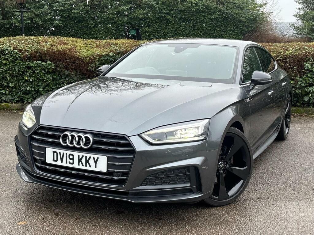 Audi A5 Hatchback 2.0 Tdi 35 Black Edition Sportback S Tro DV19KKY Grey #3