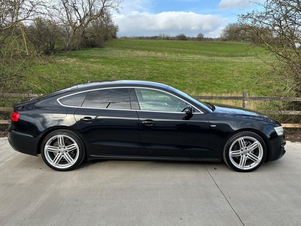 Audi A5 Hatchback 2.0 Tdi S Line Sportback Euro 5 Ss YM12EBU Black #6