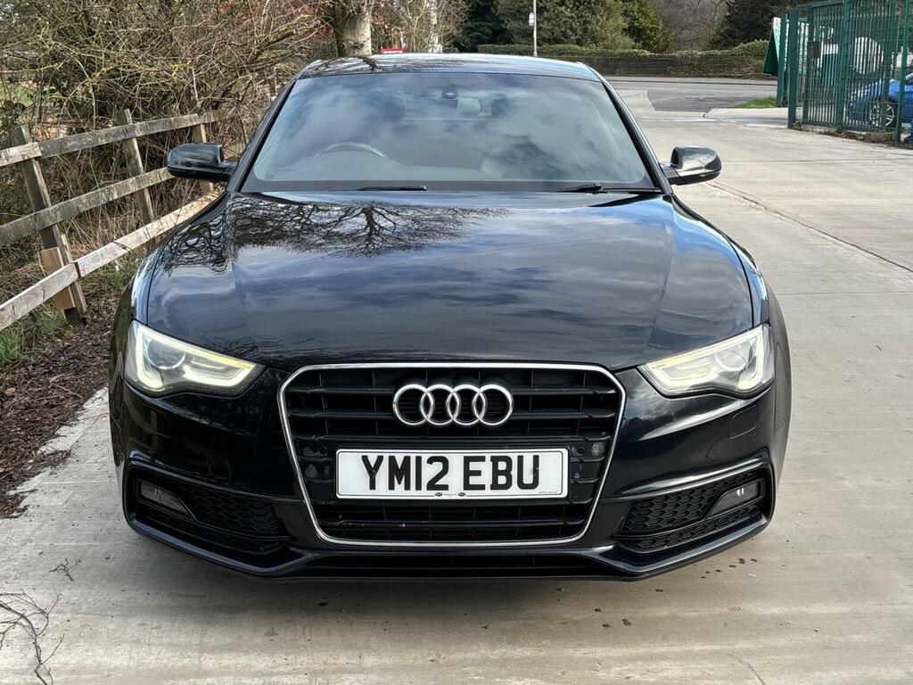 Audi A5 Hatchback 2.0 Tdi S Line Sportback Euro 5 Ss YM12EBU Black #4