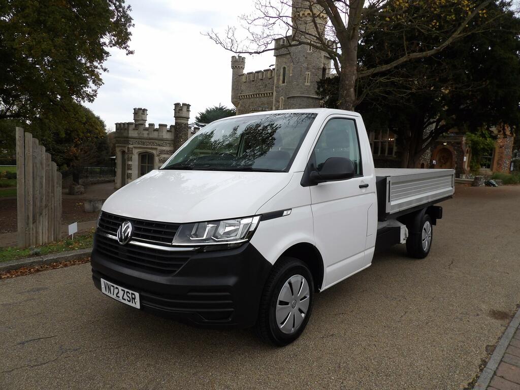 Volkswagen Transporter T30 Flat Bed Dropside White