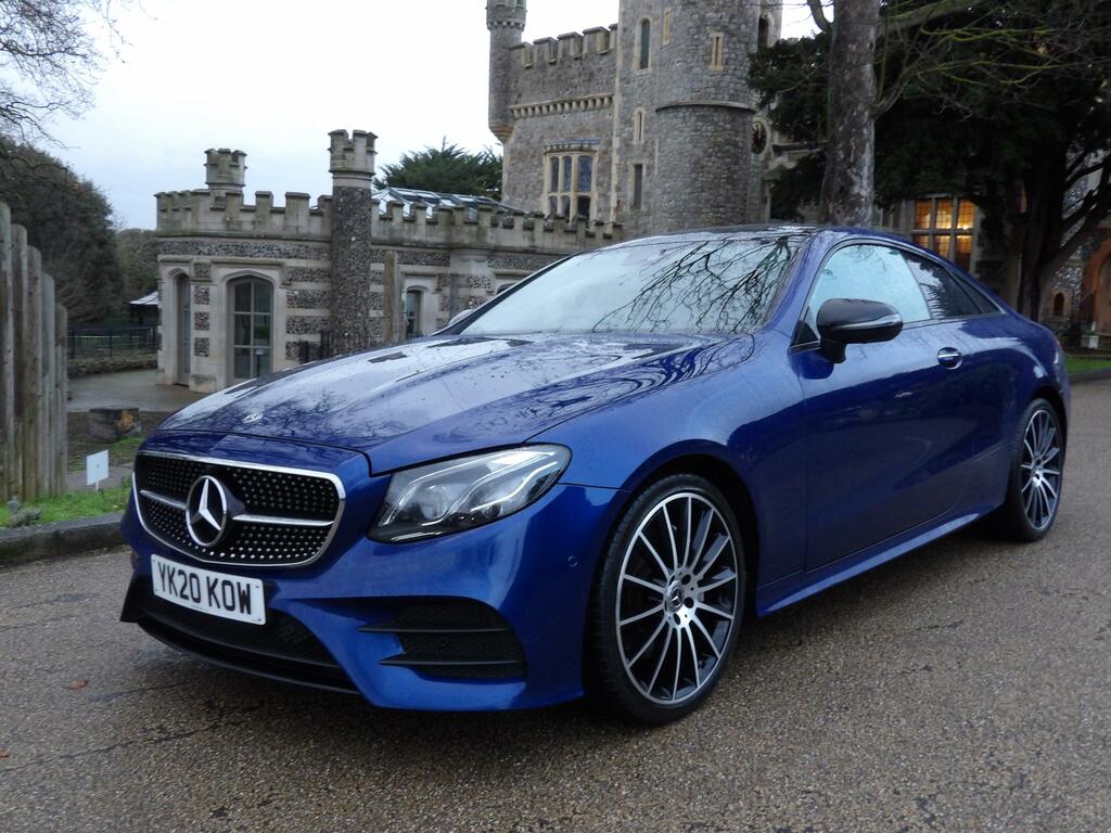 Mercedes-Benz E Class 2.0 E220d Amg Line Premium Plus Coupe Blue