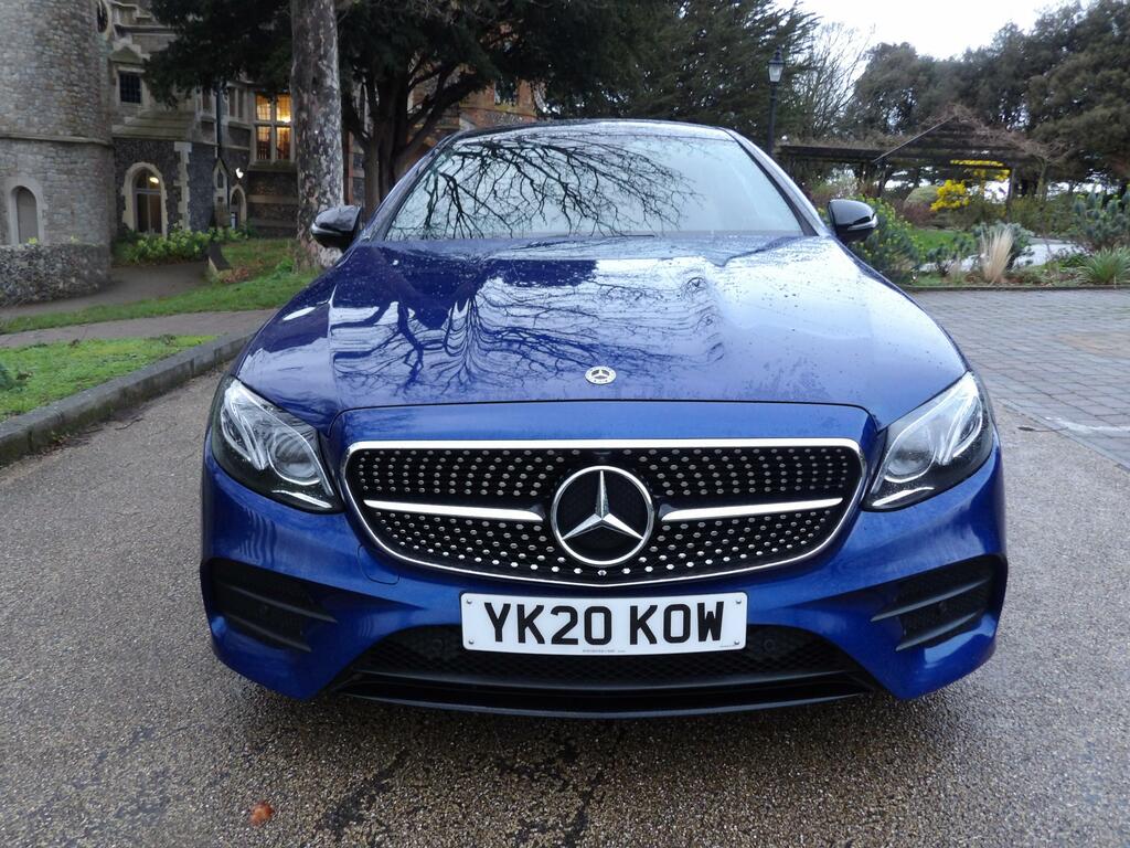 Mercedes-Benz E Class 2.0 E220d Amg Line Premium Plus Coupe YK20KOW Blue #3