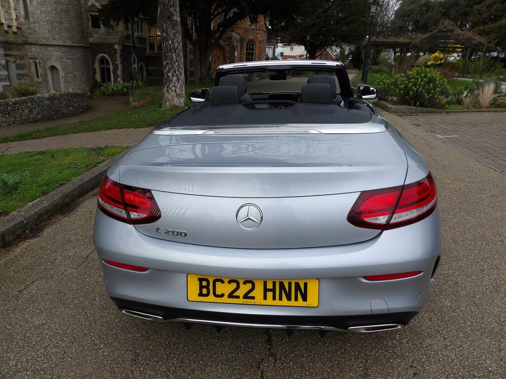 Mercedes-Benz C Class 1.5 C200 Mhev Amg Line Edition Cabriolet Petro BC22HNN Silver #6