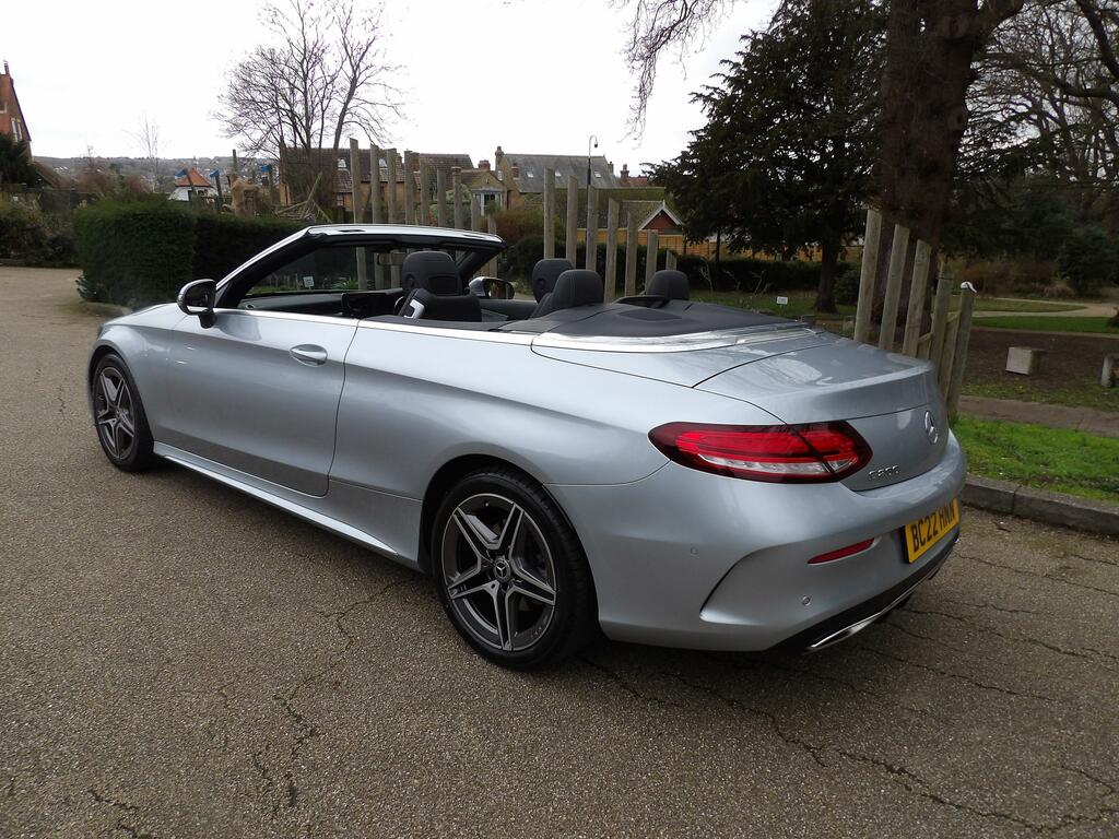 Mercedes-Benz C Class 1.5 C200 Mhev Amg Line Edition Cabriolet Petro BC22HNN Silver #5