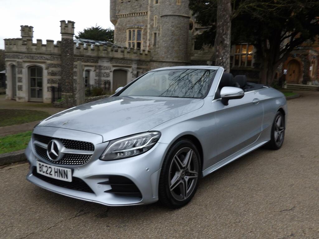 Mercedes-Benz C Class 1.5 C200 Mhev Amg Line Edition Cabriolet Petro Silver